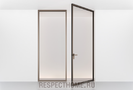 Перегородка Cascate Milano Рото дверь + фрамуга - варианты открывания
