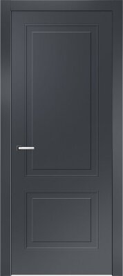 Межкомнатная дверь эмаль чёрная Potential doors 242.1 ДГ