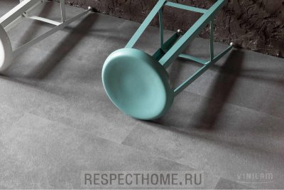Замковая кварц-виниловая плитка VINILAM Цемент 6х470х940 (2,209м2)