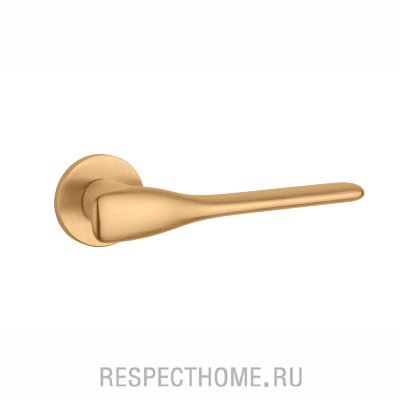 Дверная ручка Aprile Orchide R PREMIUM COLLECTION золото, золото матовое