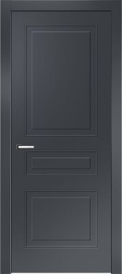 Межкомнатная дверь эмаль чёрная Potential doors 243.1 ДГ