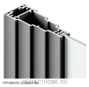 Скрытая межкомнатная дверь Glamoure Cascate Porte