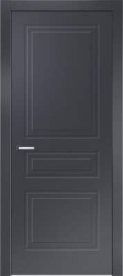 Межкомнатная дверь эмаль чёрная Potential doors 243.2 ДГ