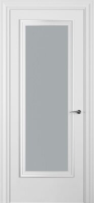 Межкомнатная дверь эмаль белая Potential doors 231.4 Стекло сатинато