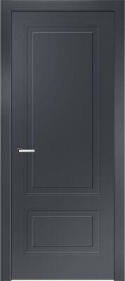 Межкомнатная дверь эмаль чёрная Potential doors 244.1 ДГ