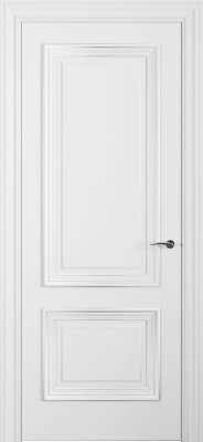 Межкомнатная дверь эмаль белая Potential doors 232.4 ДГ