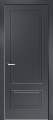 Межкомнатная дверь эмаль чёрная Potential doors 244.2 ДГ