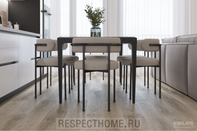 Замковая кварц-виниловая плитка VINILAM Click Дуб Кассель 181*1220*3.7 (3.09 м2)