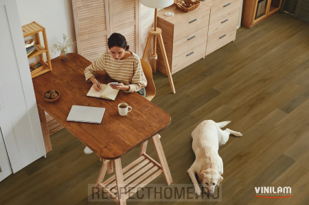 Замковая кварц-виниловая плитка VINILAM Allure ISOCORE WOOD Дуб Руан 220x1210x6.5 мм