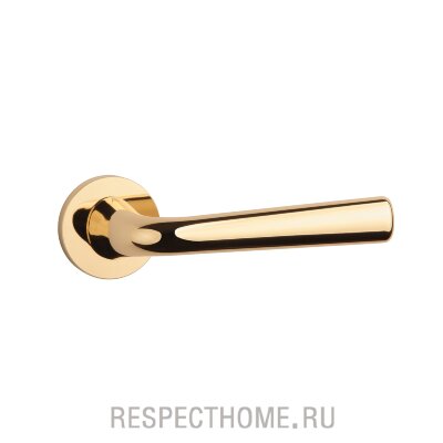 Дверная ручка Aprile Tulipa R PREMIUM COLLECTION золото, золото матовое
