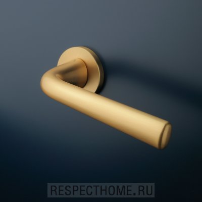 Дверная ручка Aprile Tulipa R PREMIUM COLLECTION золото, золото матовое