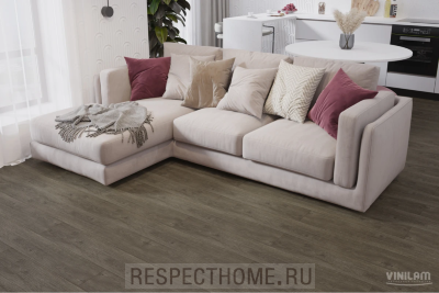 Замковая кварц-виниловая плитка VINILAM Click Дуб Мёрс 181*1220*3.7 (3.09 м2)