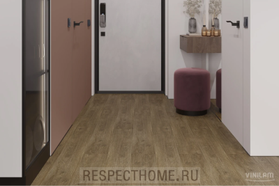 Замковая кварц-виниловая плитка VINILAM Click Дуб Мёрс 181*1220*3.7 (3.09 м2)