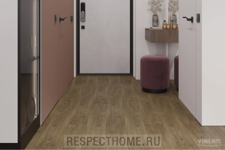 Замковая кварц-виниловая плитка VINILAM Click Дуб Мёрс 181*1220*3.7 (3.09 м2)