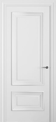 Межкомнатная дверь эмаль белая Potential doors 234.4 ДГ