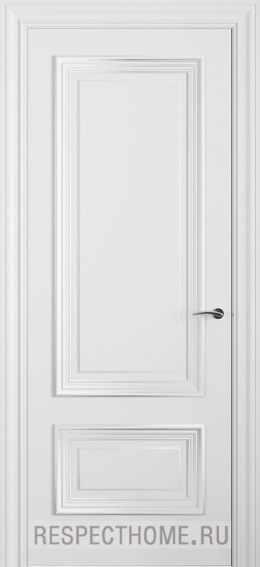 Межкомнатная дверь эмаль белая Potential doors 234.4 ДГ
