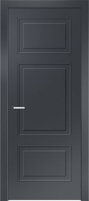 Межкомнатная дверь эмаль чёрная Potential doors 246.1 ДГ