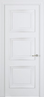 Межкомнатная дверь эмаль белая Potential doors 235.4 ДГ