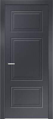 Межкомнатная дверь эмаль чёрная Potential doors 246.2 ДГ