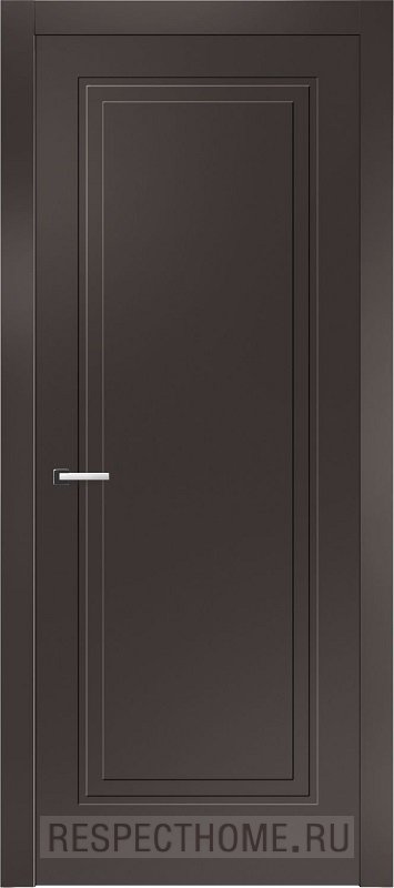 Межкомнатная дверь эмаль горький шоколад Potential doors 241.2 ДГ