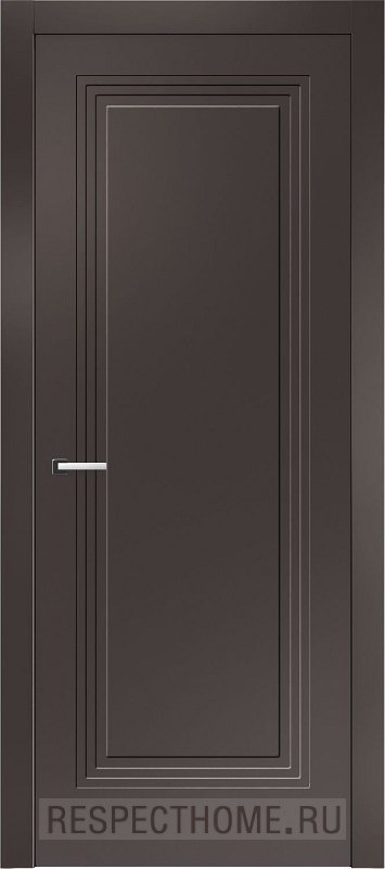 Межкомнатная дверь эмаль горький шоколад Potential doors 241.3 ДГ