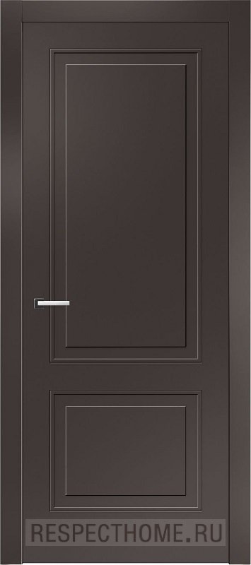 Межкомнатная дверь эмаль горький шоколад Potential doors 242.1 ДГ