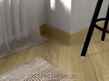Плинтус Fine Floor Дуб Квебек FF-1508/1408