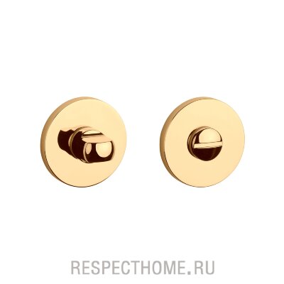 Накладка сантехническая круглая Aprile WC COMFORT COLLECTION золото, золото матовое, белый