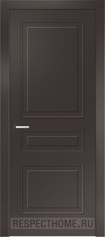 Межкомнатная дверь эмаль горький шоколад Potential doors 243.1 ДГ