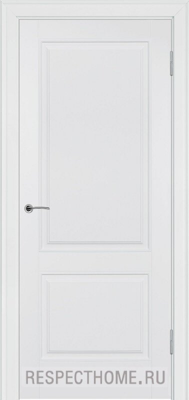 Межкомнатная дверь эмаль белая Potential doors 222 ДГ