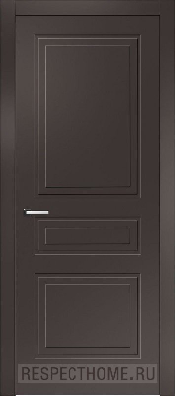 Межкомнатная дверь эмаль горький шоколад Potential doors 243.2 ДГ