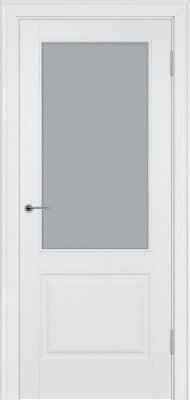 Межкомнатная дверь эмаль белая Potential doors 222 Стекло сатинато