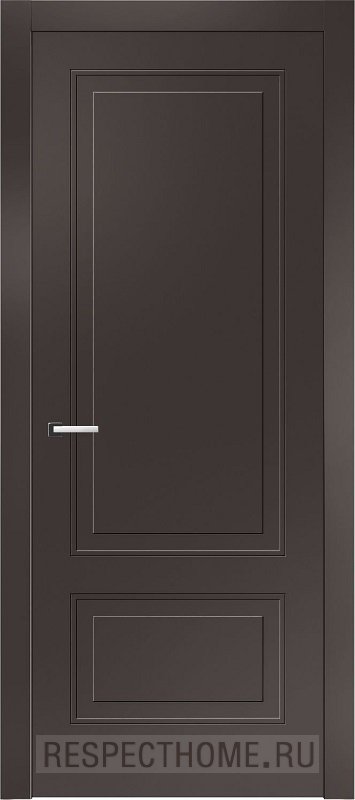 Межкомнатная дверь эмаль горький шоколад Potential doors 244.1 ДГ