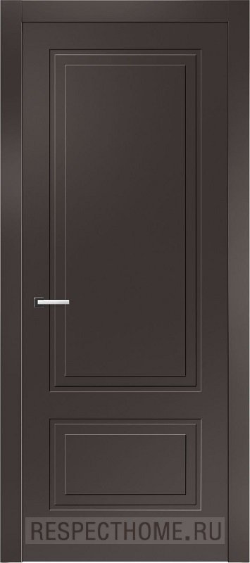 Межкомнатная дверь эмаль горький шоколад Potential doors 244.2 ДГ