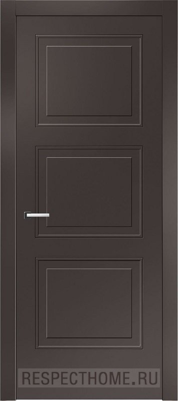 Межкомнатная дверь эмаль горький шоколад Potential doors 245.1 ДГ