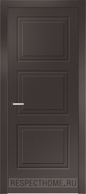 Межкомнатная дверь эмаль горький шоколад Potential doors 245.2 ДГ