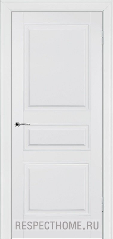 Межкомнатная дверь эмаль белая Potential doors 223 ДГ