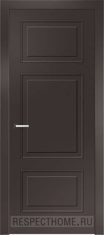 Межкомнатная дверь эмаль горький шоколад Potential doors 246.1 ДГ