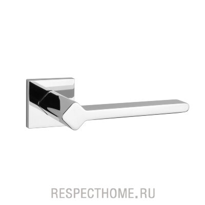 Дверная ручка Aprile Ninfea Q PREMIUM COLLECTION хром полированный, хром шлифованный