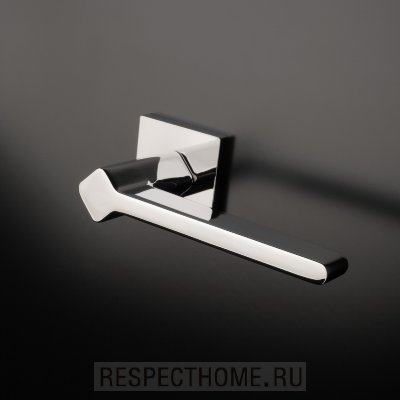 Дверная ручка Aprile Ninfea Q PREMIUM COLLECTION хром полированный, хром шлифованный