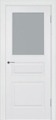 Межкомнатная дверь эмаль белая Potential doors 223 Стекло сатинато