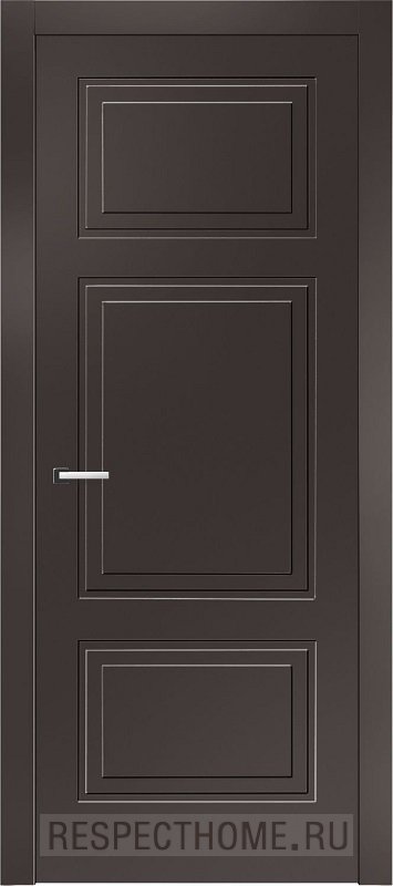 Межкомнатная дверь эмаль горький шоколад Potential doors 246.2 ДГ