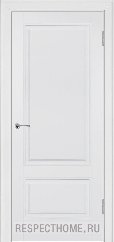 Межкомнатная дверь эмаль белая Potential doors 224 ДГ