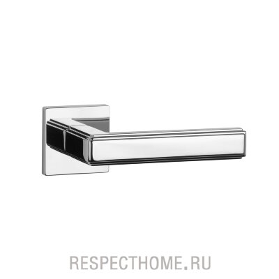 Дверная ручка Aprile Raflesia Q PREMIUM COLLECTION хром полированный, хром матовый, черный