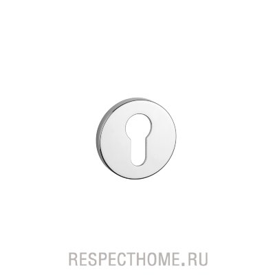 Накладка круглая под цилиндр PZ APRILE, PREMIUM COLLECTION, золото, золото матовое, белый