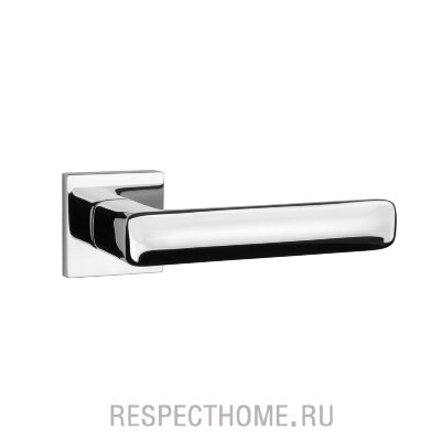 Дверная ручка Aprile Stella Q PREMIUM COLLECTION хром полированный, хром матовый, черный