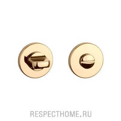 Накладка сантехническая круглая WC APRILE, PREMIUM COLLECTION золото, золото матовое