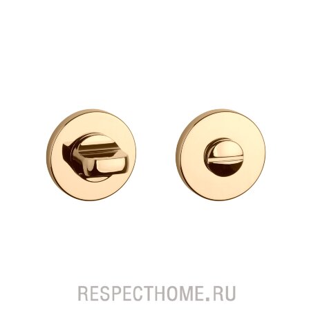 Накладка сантехническая круглая WC APRILE,  PREMIUM COLLECTION золото, золото матовое
