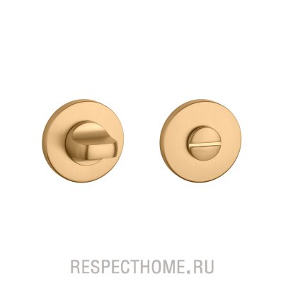 Накладка сантехническая круглая WC APRILE, PREMIUM COLLECTION золото, золото матовое