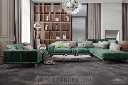 Клеевая кварц-виниловая плитка VINILAM Персидский камень 2,5х475х950 (4,513м2)